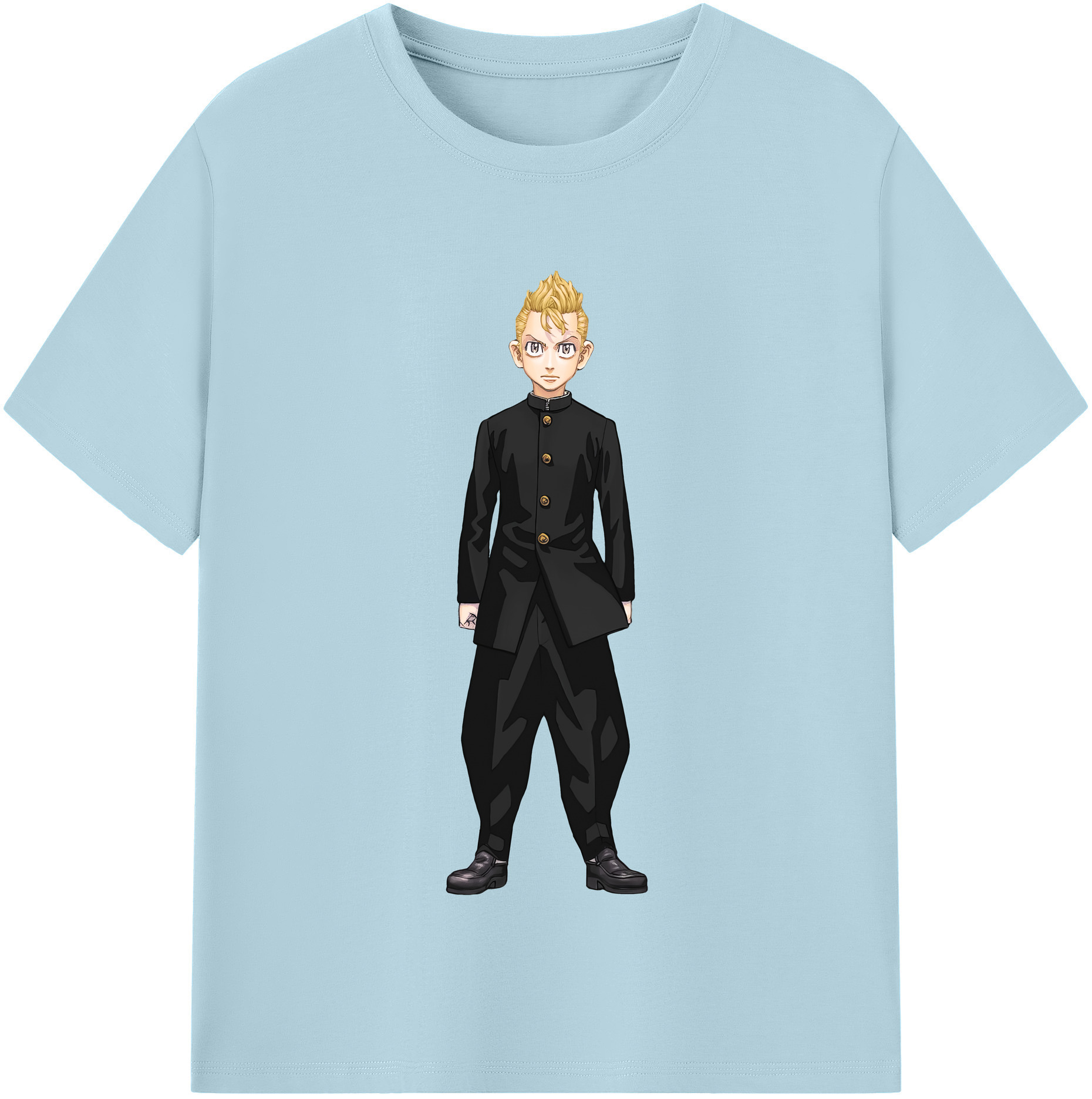 （画像用） 東京リベンジャーズ Tokyo Revengers 綿100％半袖Tシャツ（フロントプリント）